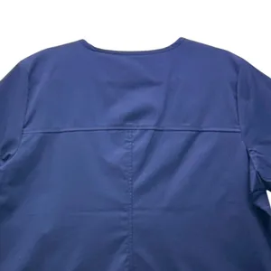 Authentic Cherokee Workwear Mens Scrub Top Navy‎ XL thumbnail 4