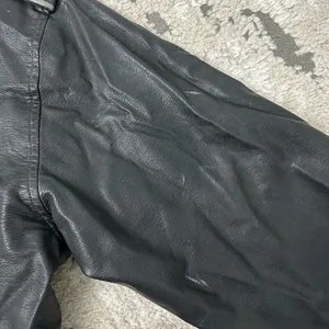 Black Faux Leather Moto Jacket | Zip Details | Size 8 thumbnail 5