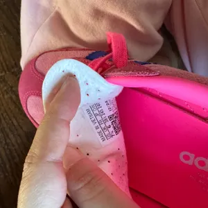 adidas Originals Gazelle Indoor sneakers in bright pink and blue thumbnail 5