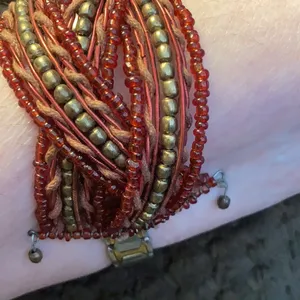 FINAL MARKDOWN Flexible beaded cuff style bracelet thumbnail 3