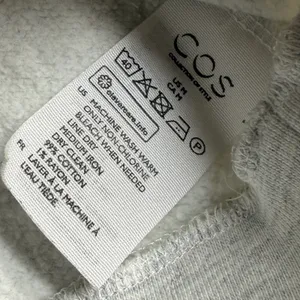 COS Womens‎ Heather Gray Cotton Blend Crewneck Sweatshirt Size Medium Minimalist thumbnail 6