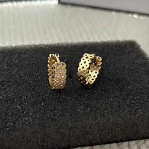 15mm CZ Small Hoop Earrings for Men Women Unisex Earrings Streetwear Hip Hop Punk thumbnail 5