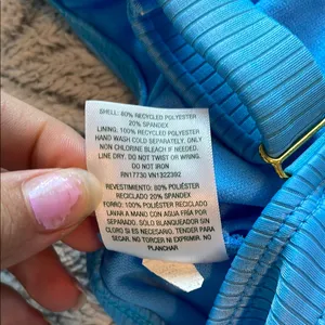 Wild Fable Womens Light Blue Ribbed Bralette‎ Bikini Set Size Small S 4-6 thumbnail 10