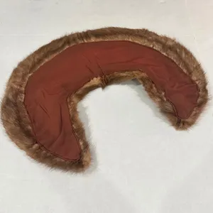 Vintage Mink Fur Collar Wrap Stole Womens Brown Genuine Vintage Glam Stole thumbnail 4