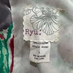 Anthropologie Ryu: Multi Print Contrast Tunic Sleeveless Dress Women’s Large thumbnail 3