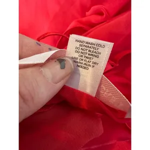 Vintage Y2K Victorias Secret Red Satin Mesh Babydoll Nightie‎ Gown Sexy Large thumbnail 9