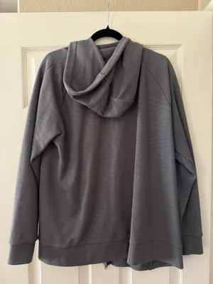 Nike Grey Zip Up Hoodie thumbnail 6