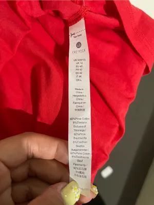 CRZ YOGA Red Long-Sleeve Boatneck Tee thumbnail 4