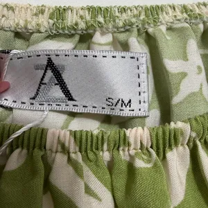 AZ women’s Size S Green Floral Dress Elastic Waist Puff Sleeves NWT/M(E28)✨ thumbnail 5