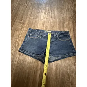 Forever 21 Shorts Womens 28 Blue‎ Dark Wash Denim Jorts Jean Y2K Summer Beach thumbnail 3