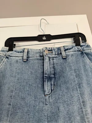 L’agence High Rise Wide Leg Barrel Style Blue Denim Jeans thumbnail 5