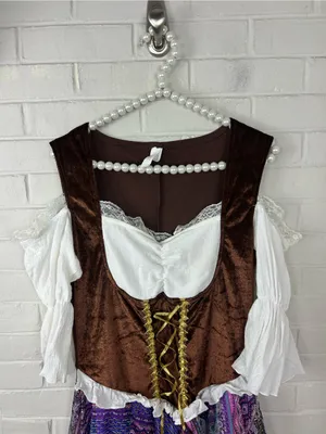 Party City Boho Gypsy Renaissance Faire Costume Cosplay Size M/L thumbnail 3