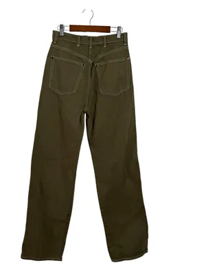 Reformation Cowboy High Rise Straight Jeans Kalamata Green Size 26 thumbnail 8