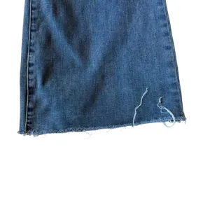 Free People We The Free CRVY Blue Denim backless jumpsuit Size 16 thumbnail 4