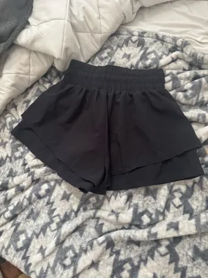 JoyLab Black High-Rise Shorts thumbnail 5