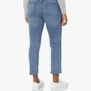 Daily Ritual Girlfriend Jeans Womens Plus 32 Blue Straight Leg Stretch Cropped thumbnail 10
