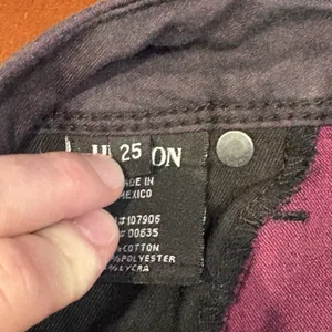 Hudson Women's Collin Flap Pocket Super Skinny‎ Purple Jeans Size 25 thumbnail 4