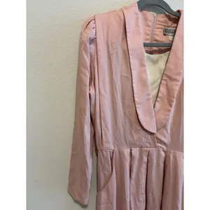 Vintage Jessica Howard by Mitchell Rodbell Pink Cotton Maxi Dress Cottagecore L‎ thumbnail 5