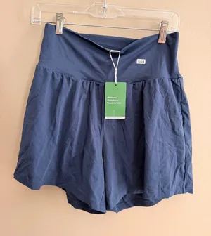 Halara L Long Womens High-Waisted Navy Blue Athletic Shorts L thumbnail 1