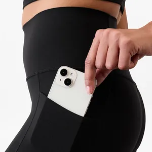 Athleta Black Salutation Crop Leggings thumbnail 3
