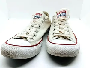 Converse Chuck Taylor All Star Blue Red Low Top Lace Up Shoes Size 8 thumbnail 2