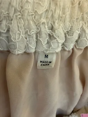 Wilfred Aritzia Lace White Lined Sheer Bohemian Maxi Skirt thumbnail 4