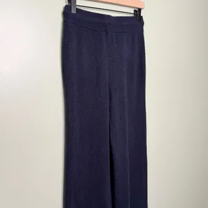 NWT Tuckernuck Cashmere Jane Pant Pants Wide Leg Navy Blue Women’s Size Small thumbnail 9