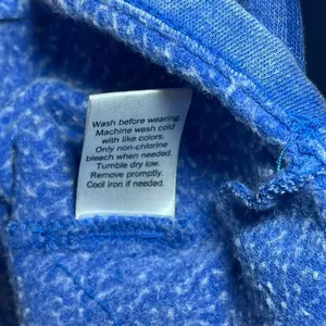 SO Lounge Life | Blue Stonewashed Quarter Zip Sweatshirt | Medium thumbnail 8