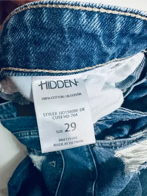 Hidden Bailey High Rise Boyfriend Distressed Jeans Size 29 100% Cotton thumbnail 4