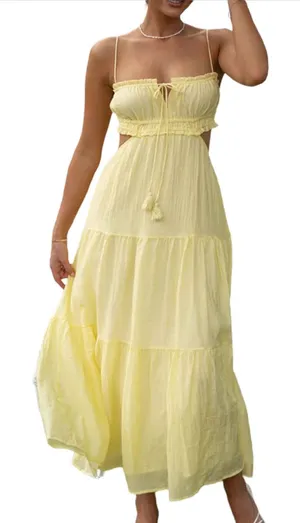 Yellow Sundress Size S petite thumbnail 2