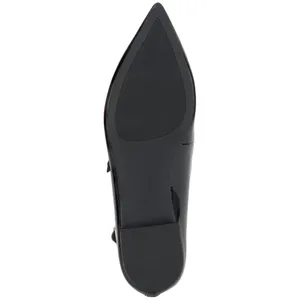 NWT INC International Concepts Valan Triple-Strapped Flats Black Patent 9.5M thumbnail 2