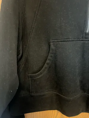 Black Quarterzip Sweatshirt Size L thumbnail 4