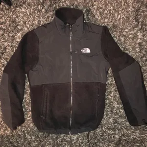 North face black fleece zip up thumbnail 1