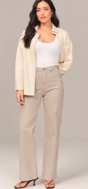 Abercrombie Curve Love High Rise 90s Relaxed Jean thumbnail 1