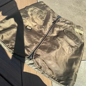 Urban Outfitters Green Nylon‎ Cargo Zip Up Mini Skirt thumbnail 1