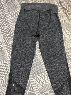 All in Motion High Rise Breathable Knit Leggings Heather Gray Size Large thumbnail 3