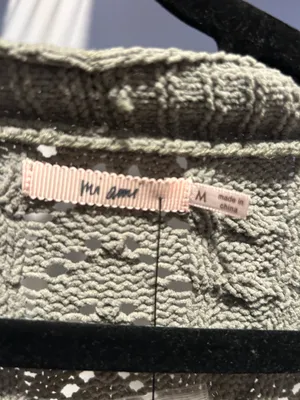 Francesca's Green Knit Cardigan NWT thumbnail 3
