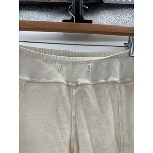 Aviator Nation Sweatpants Womens XL Cream Rainbow Stripe Joggers‎ USA Retro thumbnail 6