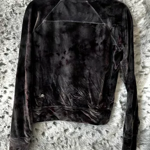 1056 Lululemon Velour Warm Down Crew in the Interstellar Dark Grey Multi Black Size M thumbnail 4