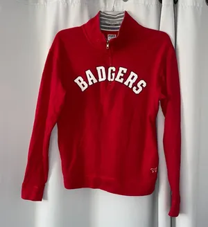 PINK Badgers Quarter Zip thumbnail 1