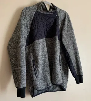 Abercrombie and Fitch Pullover Hoodie Jacket Womens Size XL Navy Casual thumbnail 1