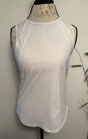 Lululemon Sculpt Tank White‎ Size 6 Flaw thumbnail 1