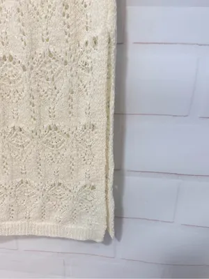 A New Day Crochet Midi Skirt in Cream Size Small NWT thumbnail 5
