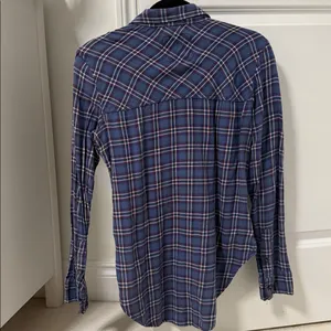 Abercrombie & Fitch Blue Cotton Flannel thumbnail 5
