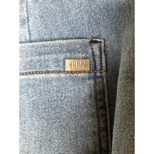 1822 Denim Light Wash Cropped Wide Leg Jeans - Size 10 thumbnail 6