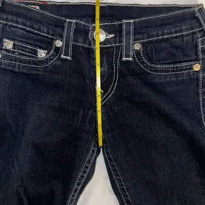 Authentic True Religion - Joey Y2K Dark Wash Jeans Size 27 – Iconic Horseshoe Stitch thumbnail 8
