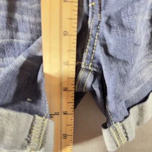 444‎ | Abercrombie & Fitch Embroidered Distressed Denim Shorts Womens 6 W28 thumbnail 7
