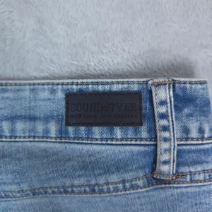 Sound/Style Farah Fit and‎ Flare Jeans Women 14 Blue Vintage Reunion Split Hem thumbnail 6