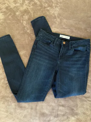 BKE Stella Mid-Rise Skinny Jeans Dark Wash Slim Fit Size 28x31.5 thumbnail 3
