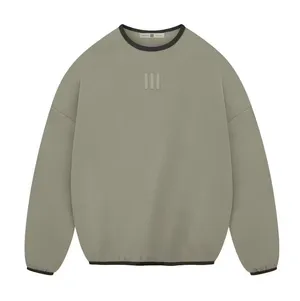 adidas‎ Fear of God Athletics Crewneck XXS Clay Suede Fleece Oversized Pullover thumbnail 1